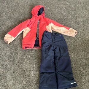 Columbia kids mini heat and bugaboo ski/ snow outfit.